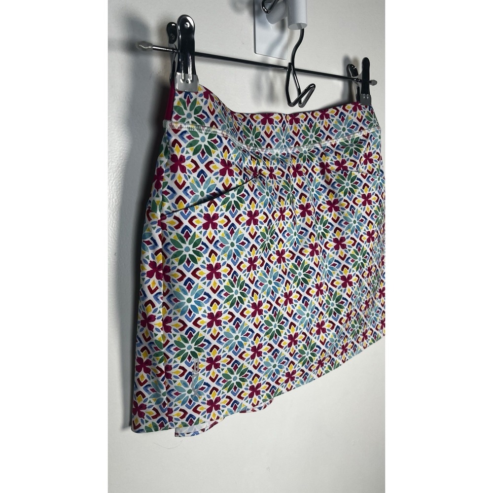 Ralph Lauren RLX Girls Golf Aim Pleated Tiles Skort Multi Youth Size Small 7 - Picture 2 of 8
